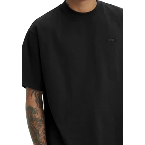 Levi's Men's Red Tab Vintage Tee T-Shirt, Mineral Black, S