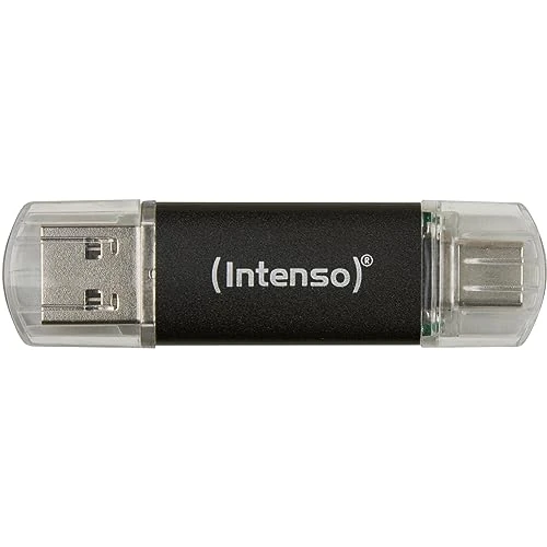 Begrenztes Angebot: Intenso Twist Line 64 GB, Dual USB-Stick 3.2 Gen 1x1, USB-C und USB-A, 70MB/s, Anthrazit von 9.99 EUR auf 9.99 EUR (Rabatt 0%)