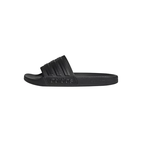 Offre limitée : adidas Mixte Adilette Shower Slides, Core Black / Core Black / Core Black, 43 EU de 28.00 € à 21.99 € (21% de remise)