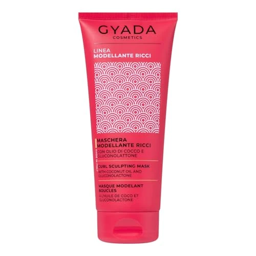 Tijdelijke aanbieding: GYADA COSMETICS, Krullend modelleermasker, voor droog en kroeshaar, geeft zachtheid, elasticiteit, definitie, ontwarring en anti-kroeseffect, met kokosolie en gluconolacton, 200 ml van 16.90 EUR naar 16.90 EUR (korting 0%)
