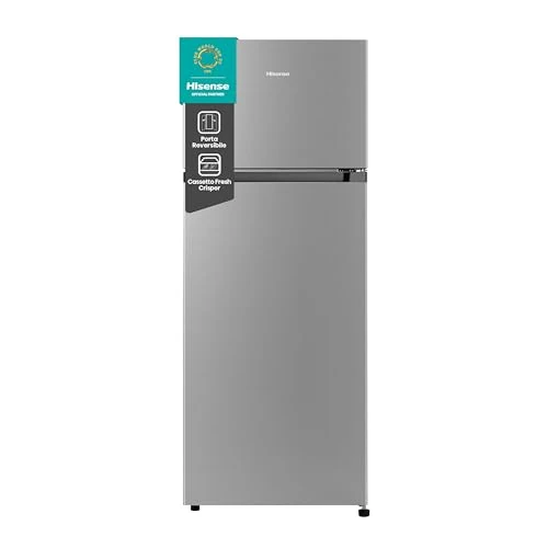 Hisense MTM55206SF dubbele deurkoelkast, vrijstaand, model 2022, 205 l, grijs