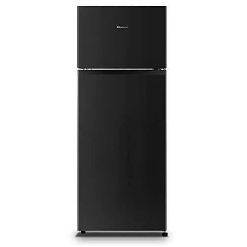 Hisense MTM55206BF dubbele deurkoelkast, vrijstaand, model 2022, 206 l, zwart, 143,4 x 54,2 x 55 cm