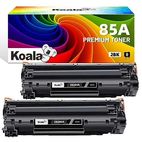 Koala Compatible Cartucho de Tóner Reemplazo para HP 85A CE285A para HP LaserJet Pro P1102 P1102w P1106 M1132 M1212nf M1217nfw MFP Impresoras (Negro, Pack de 2)