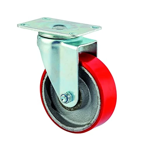 Limited offer: kippen 1619B1 Cast Iron Wheel MM.100 with Swivel Plate from 12.73 EUR to 12.73 EUR (save 0%)