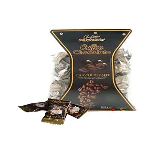 Confetti Maxtris - Praline di Caffé Cioccolato Fondente Incartati kg1