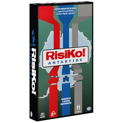 Oferta ograniczona: Gry wydawnicze RISIKO, Risiko! Antarktyda - strategiczna gra planszowa - 2 gry pudełkowe w 1 dla dorosłych i dzieci - od 10 lat - gra planszowa dla 2 graczy - dla wyzwań rodzinnych z 90.30 EUR na 90.30 EUR (znizka 0%)