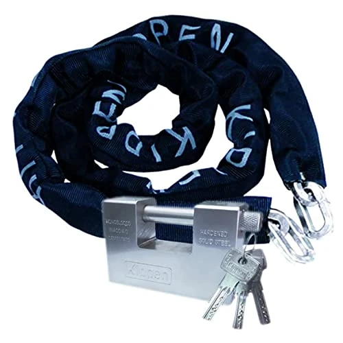 Limited offer: kippen 2016C Theft Chain with Anti-Burglar Lock for Cars, Motorcycles and Scooters, Silver from 54.80 EUR to 54.80 EUR (save 0%)