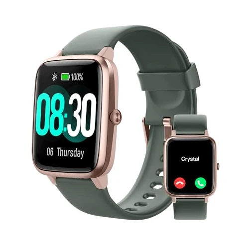 期間限定オファー: スマートウォッチ 活動量計 歩数計 通話機能付き 腕時計 GRV Smart Watch Activity Tracker ストップウォッチ 長持ちバッテリー Line 着信通知 画面の明るさ調節 タイマー ストップウォッチ 誕生日 敬老の日プレゼントIP68防水 日本語アプリ 説明書 iphone&Android対応 通常価格 99.99 JPY セール価格 29.99 JPY (割引 70%)