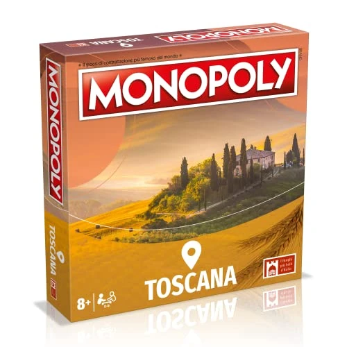 Oferta limitowana: Winning Moves Monopoly Toscana - gry planszowe dla dorosłych i dzieci, 2-6 osób, wiek 8+ z 109.16 zł na 109.16 zł (oszczędź 0.00%)