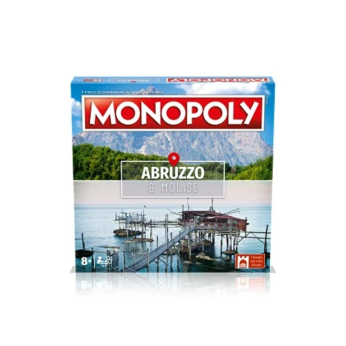 Tijdelijke aanbieding: Winning Moves Monopoly Abbruzzo & Molise Bordspellen voor volwassenen en kinderen, 2-6 personen, leeftijd 8+ van 29.99 EUR naar 29.99 EUR (korting 0%)