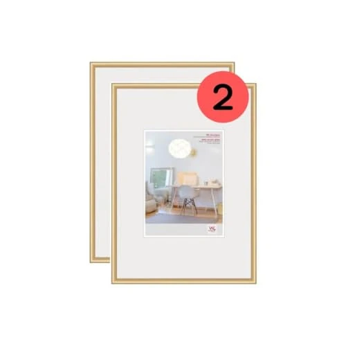 Limited-time offer: Walther Picture Frame, Acrylic plastic Glass, Pack of 2-Gold, 27,7 x 42 cm DIN A3 from $161.42 to $28.05 (save 82.62%)