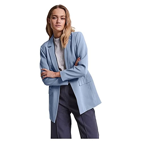 Oferta limitada: PIECES Pcbozzy Ls Loose Blazer Noos Bc, Blazer Mujer, Azul (Kentucky Blue), M de 49.99 € a 29.90 € (ahorro 40%)