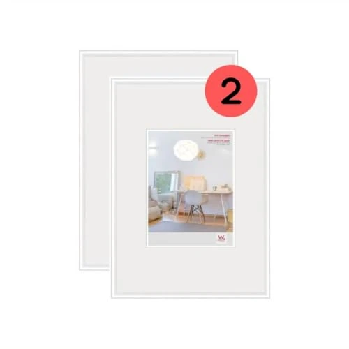 Offre limitee: walther design Cadre photo walther design blanc 29,7 x 42 cm (DIN A3) avec double pack de verre d’art, cadre en plastique New Lifestyle KVX342WD de 38.18 EUR a 38.18 EUR (economie 0%)