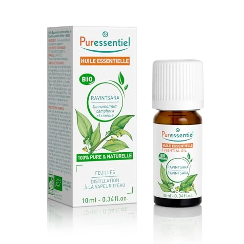Puressentiel - Ätherisches Öl - Ravintsara - Bio - 100 Prozent rein und natürlich - BBDÄÖ - 10 ml