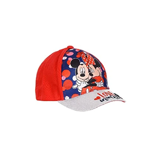 Offerta a tempo: Disney Minnie Cappello Bimba Con Visiera (Rosso, 54 Centimetri) - 39% da 21.61 € a 13.16 €