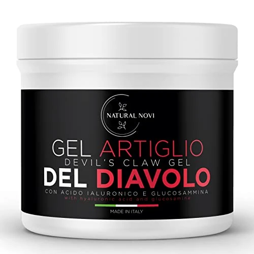 Artiglio del diavolo forte pomata Maxi 550ML 100% Italiana super concentrata, con acido Ialuronico, glucosamina, Menta, Canfora, lavanda, gaulteria, lenitivo e idratante immediato amplificato
