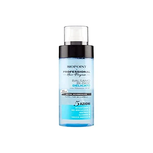 Offerta a tempo: Biopoint Professional Hair Program - Balsamo Delicato Bi-Fase, Formula Arricchita con Vitamine ACEF, per Capelli Ultra Morbidi, Senza Risciacquo 200ml - 35% da 8.50 € a 5.52 €