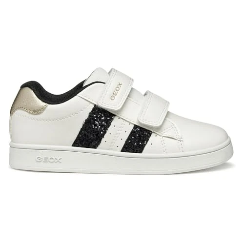 Zeitlich begrenztes Angebot: Geox J ECLYPER Mädchen-Sneaker, gebrochenes Weiß/Schwarz, Größe 38, Cremefarben/Schwarz, 34 EU von 39.99 € auf 39.99 € (0.00% Rabatt)