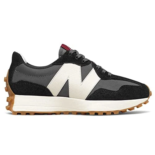 Limited-time offer: New Balance Women's 327 Shoes, Black/Moonbeam, 8/M from 150.49 £ to 106.97 £ (save 28.92%)
