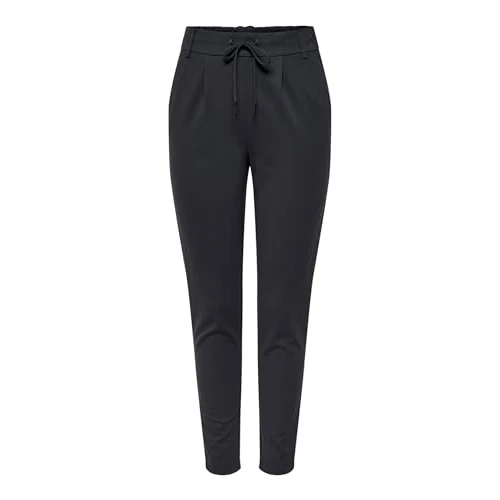 Zeitlich begrenztes Angebot: ONLY Damen Onlpoptrash Life Easy Col Pant PNT Noos Trousers 15115847,Blue Graphite,XS / 34L von 39.99 € auf 24.38 € (39% Rabatt)