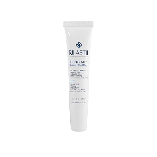 Rilastil Xerolact - Bálsamo Labial Reparador que Regenera y Nutre los Labios Agrietados - 15 ml
