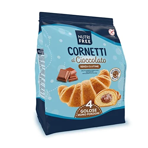 Offerta a tempo: Nutrifree Cornetti al Cioccolato Senza Glutine, 4 x 60g - 24% da 7.86 € a 6.00 €