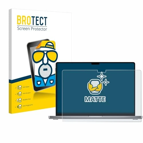 Begrenztes Angebot: BROTECT Entspiegelungs-Schutzfolie für Apple MacBook Pro 16" 2021 Matte Displayschutz-Folie, Anti-Reflex, Anti-Fingerprint von 16.82 EUR auf 16.82 EUR (Rabatt 0%)