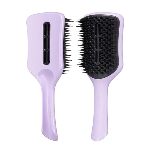 Tangle Teezer Easy Dry & Go Large Vented Hairbrush for Fine to Medium Long Wet Hair - Adds Volume, Smoothness & Shine - Blow Dry Hair Brush Cuts Down Time & Damage - Lilac Cloud