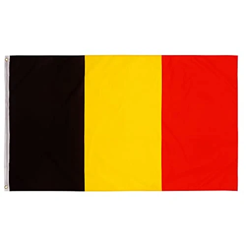 Vlaggen van aricona - vlag van België met 2 metalen ogen, weerbestendig - België nationale vlag 90 x 150 cm