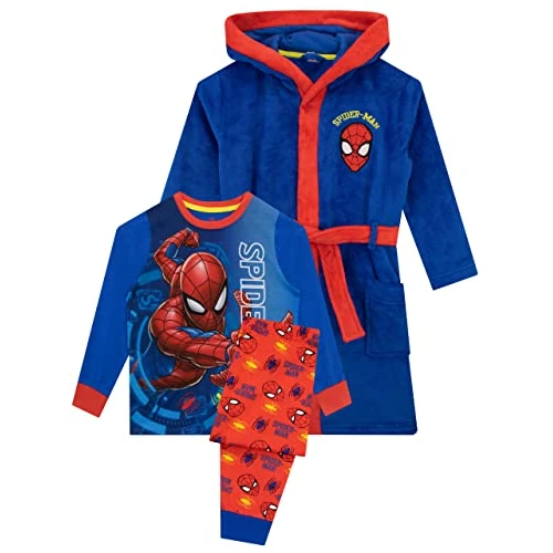 Zeitlich begrenztes Angebot: Marvel Jungen Bademäntel Pyjama Spiderman Blau 98 von 44.99 € auf 42.99 € (4% Rabatt)