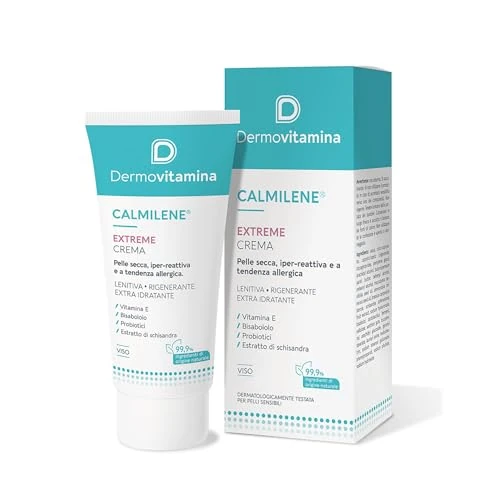 Offerta a tempo: Dermovitamina - Calmilene Extreme Crema Viso 50ml - Crema Idratante Viso - 0.00% da 12.05 € a 12.05 €
