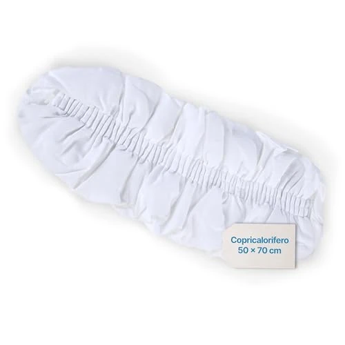 Oferta limitada: TOMAINO Cubre radiador de tela de 50 x 70 cm, cubre radiador y antipolvo de algodón elástico, lavable y fácil de colocar, protección para radiador y pared, color blanco, fabricado en Italia de 21.00 € a 21.00 € (ahorro 0.00%)