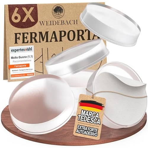 Offerta a tempo: WEIDEBACH® 6x discreto fermaporta maniglia trasparente - 0.00% da 9.99 € a 9.99 €