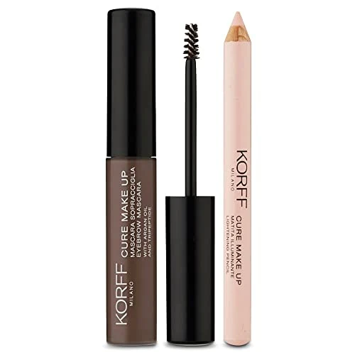 Offre limitée : Korff Kit sourcils avec mascara sourcils et crayon Illumite pour sourcils définis, touffus et forts, résultat naturel et précis pour un regard défini et lumineux, 01 de 12.65 € à 12.65 € (0.00% de remise)
