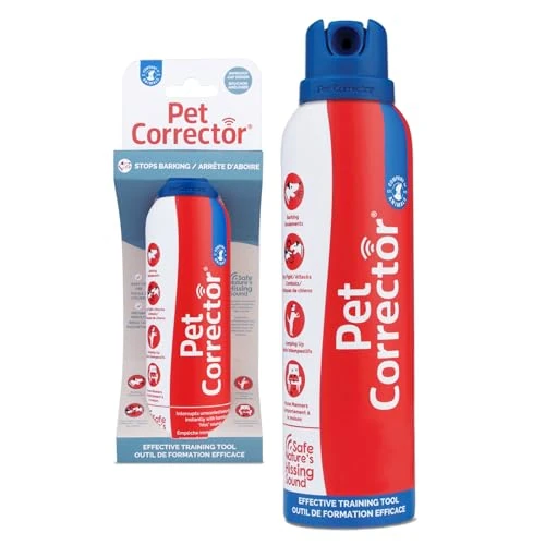 Offerta a tempo: Supporto all'addestramento Pet Corrector - aiuta a correggere comportamenti indesiderati come abbaiare, saltare, rubare il cibo, rovinare i mobili e azzuffarsi con altri cani. Umano, sicuro, efficace. - 44% da 17.99 € a 9.99 €