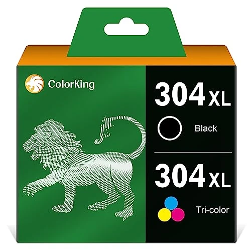 Offerta a tempo: ColorKing 304XL Cartucce rigenerate Nero e Tri-Colore adatte per HP 304 - 0.00% da 26.98 € a 26.98 €