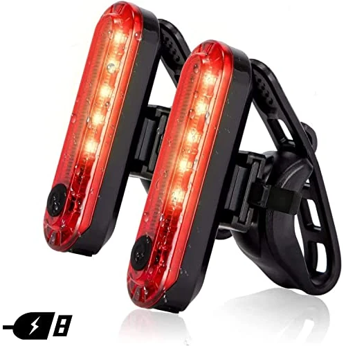 Offerta a tempo: 2 Luci Posteriori per Bicicletta — 50% da 10,99 € a 5,49 €