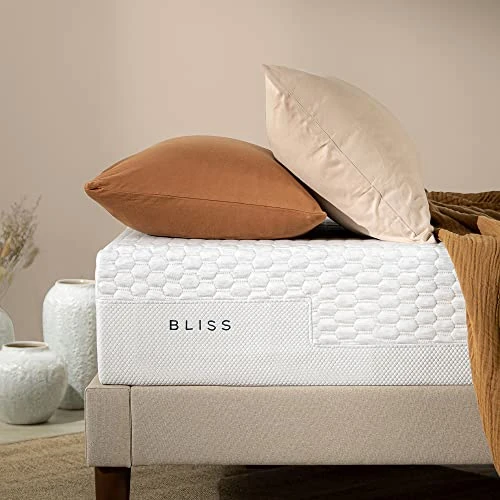 Offerta a tempo: Zinus Bliss Materasso in memory foam, Materasso adattabile a 7 zone, 140 x 190 cm, Altezza 25 cm, Materasso arrotolabile — 39% da 279,99 € a 171,10 €
