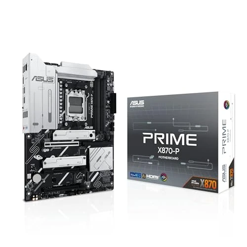 ASUS PRIME X870-P gniazdo płyty głównej AM5 (AMD, ATX, PCIe 5.0, DDR5, 14+2+1 Power Stages, 4 x M.2, 2,5 Gb Ethernet, USB-C 40 Gbps)