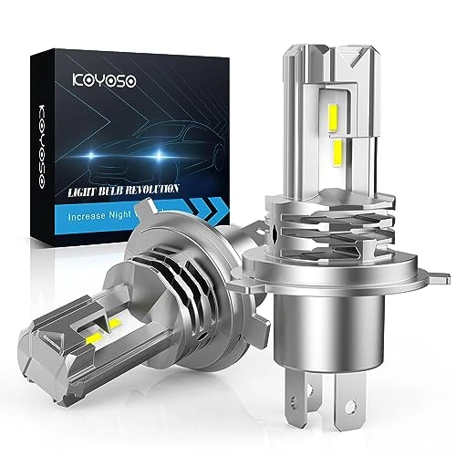 Limited offer: KOYOSO H4 LED Headlight Bulb,50W 10000LM H4 headlight bulb,Halogen Replcement,Plug and Play,No Adapter Easy Installation, 2 Pack (H4/9003/HB2) from 35.99 EUR to 25.64 EUR (save 29%)