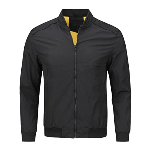 Offerta a tempo: YOUTHUP Giacca Leggera da Uomo a Maniche Lunghe Giacca Sportiva Casuale Giacca - 75% da 39.99 € a 9.99 €