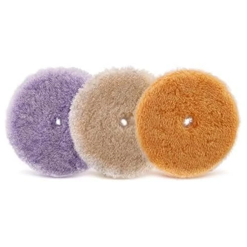 Tijdelijke aanbieding: SPTA Lamsvachtpad, klittenband-polijstpads, lamswollen kap, lamsvacht, 3-delig, 150 mm, polijstschijf, polijstset, wollen pad, lamswol, 150 mm, klittenbandpad, polijstschijf voor auto polijstmachine van 28.99 € naar 28.99 € (0.00% k