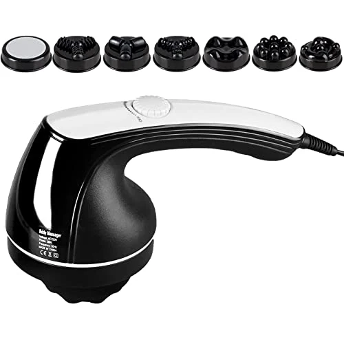 Zeitlich begrenztes Angebot: Elektrisches Anti-Cellulite-Massagegerät 7 in 1, ausgestattet mit 7 austauschbaren Bürstenköpfen, tragbar und multifunktional, belebende und straffende Wirkung gegen Cellulite und Fett auf Gesäß und von 28.99 € auf 26.99 € (7%