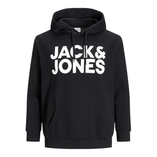 Offre limitée : JACK & JONES Jjecorp Logo Sweat Hood Noos Ps Homme Hooded Sweatshirt, Noir, 4XL Grande taille de 39.90 € à 39.90 € (0.00% de remise)
