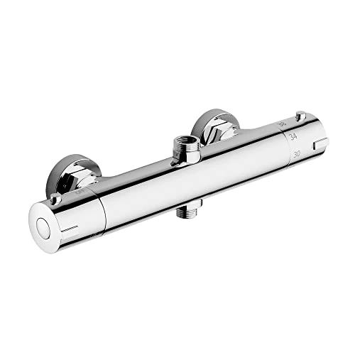 Oferta limitowana: MORADO douchekraan stawia termostaat, douchekraan stawia 2 uitlopen, 3/4" BSP (26,4 mm) uitloop boven w 1/2" BSP (21 mm), okrągły vorm, verchroomd z 294.99 zł na 294.99 zł (oszczędź 0.00%)