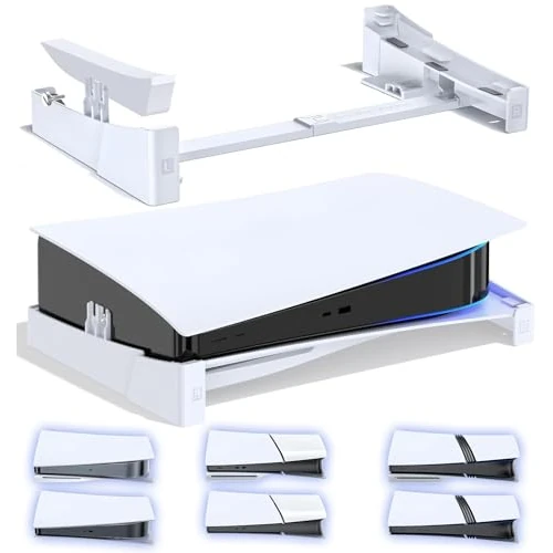 Zeitlich begrenztes Angebot: OIVO PS5/Slim/Pro Ständer Horizontal, PS5 Horizontaler Ständer für Alle PlayStation 5 Konsole, PS5 Standfuß Horizontal, PS5 Halterung Liegend, PS5 Horizontal Stand mit Schraube, PS5 Zubehör von 18.99 € auf 18.99 € (0.00% Rabat