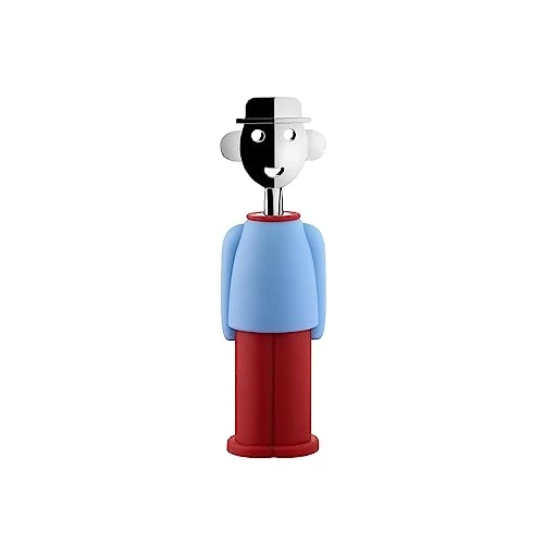 Limitiertes Angebot: Alessi Alessandro M. AM23 LAZR - Design-Korkenzieher aus Thermoplastischem Harz und Verchromtem Zamak, Blau und Rot von 50.00 EUR auf 50.00 EUR (Spare 0%)