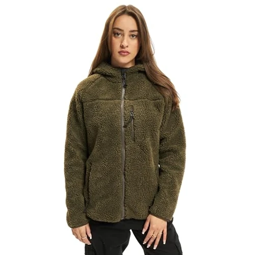 Limitiertes Angebot: Brandit Women Teddyfleece Jacket Hooded, Farbe: woodland, Größe: XL von 69.90 EUR auf 41.90 EUR (Spare 40%)