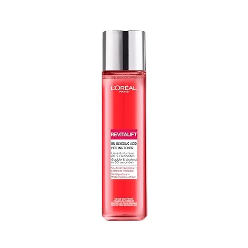 Limited-time offer: L'Oréal Paris - L'Oreal Revitalift Exfoliating Toner with 5% Glycolic Acid 180ml from 15.60 £ to 14.82 £ (save 5%)
