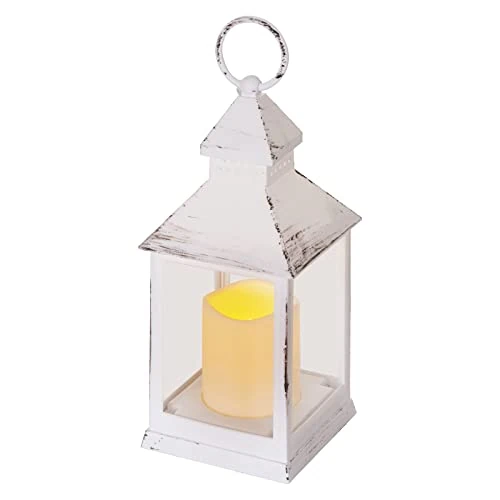 Offre limitée : EMOS Lanterne antique avec bougie LED, design vintage et effet flamme, IP20 pour l'intérieur, fonctionne avec piles (3 x AAA), 10 000 heures, couleur de lumière blanc chaud, fonction minuterie 6 de 9.81 € à 9.81 € (0.00% de remise)